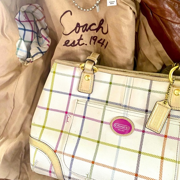 Coach Leather Jacket and Purse - Picture 10 of 13